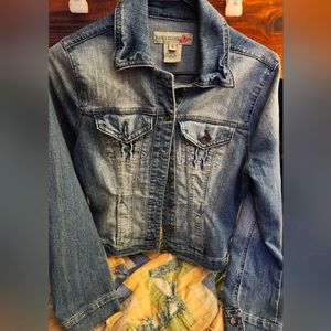 Paris Blues womens M button up Denim jacket